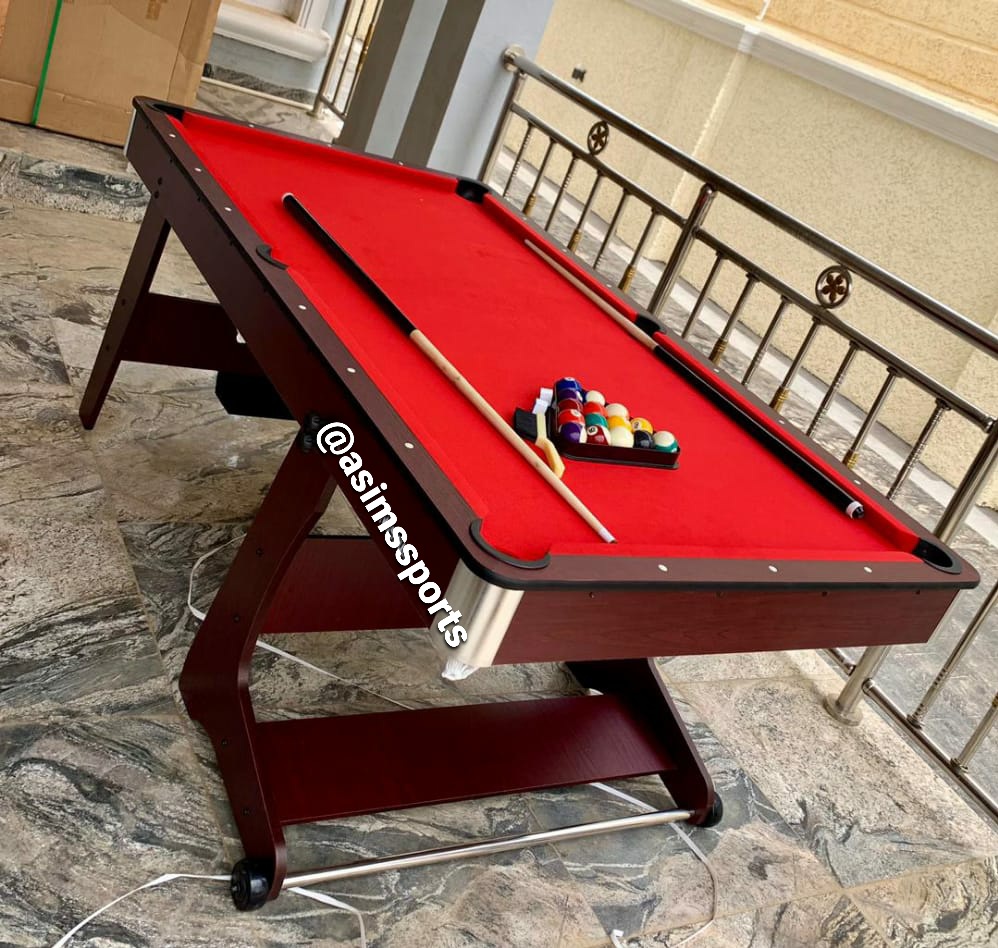 6 feet Foldable Snooker Table Asim's Sports