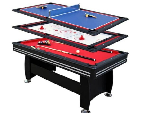 4in1 Multi Games Table (Snooker, Air Hockey, Table Tennis, Dinning) - Image 2