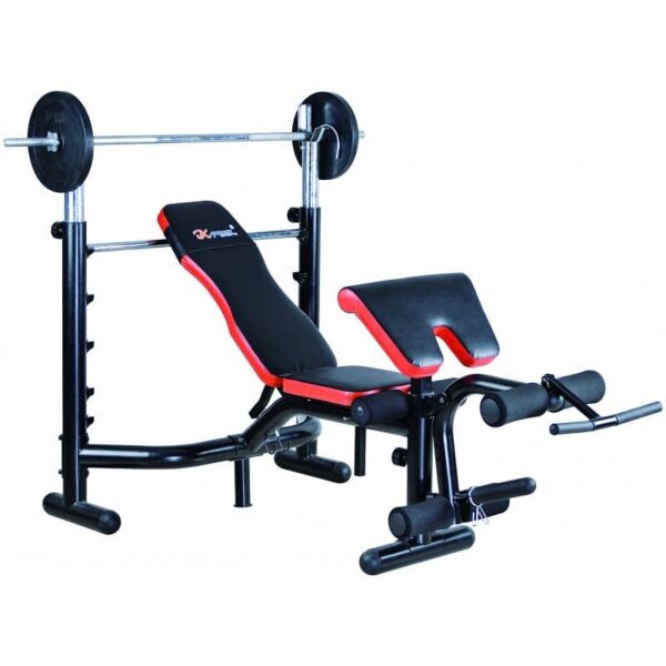 Commercial Bench with 50kg Dumbbell 