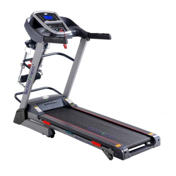 Techno fitness 2.5hp treadmill with massager, twister and dumbbell