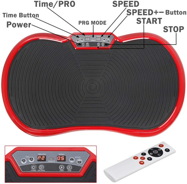 Pro Vibration Plate Exercise Machine - Image 3